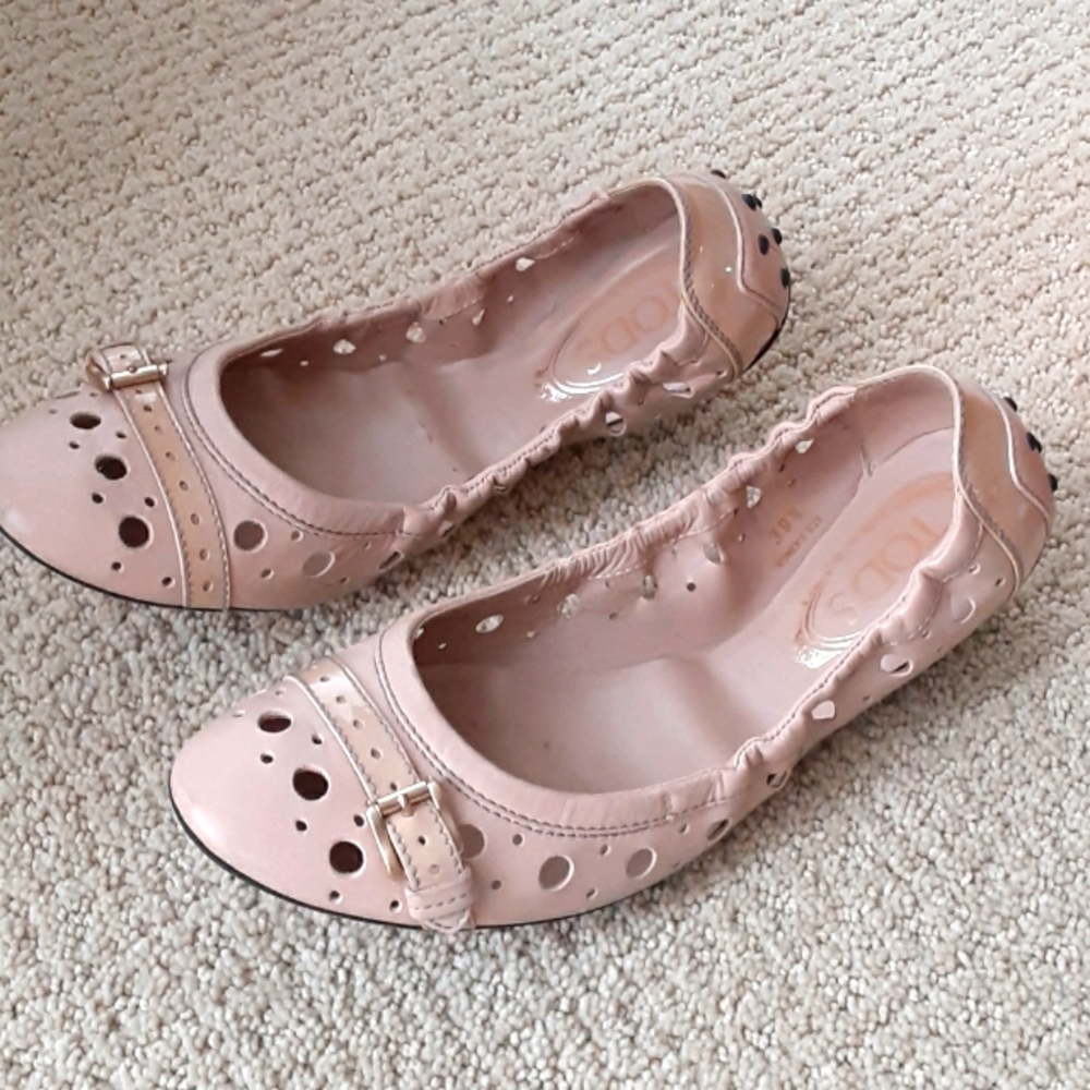 Tods leather drivers